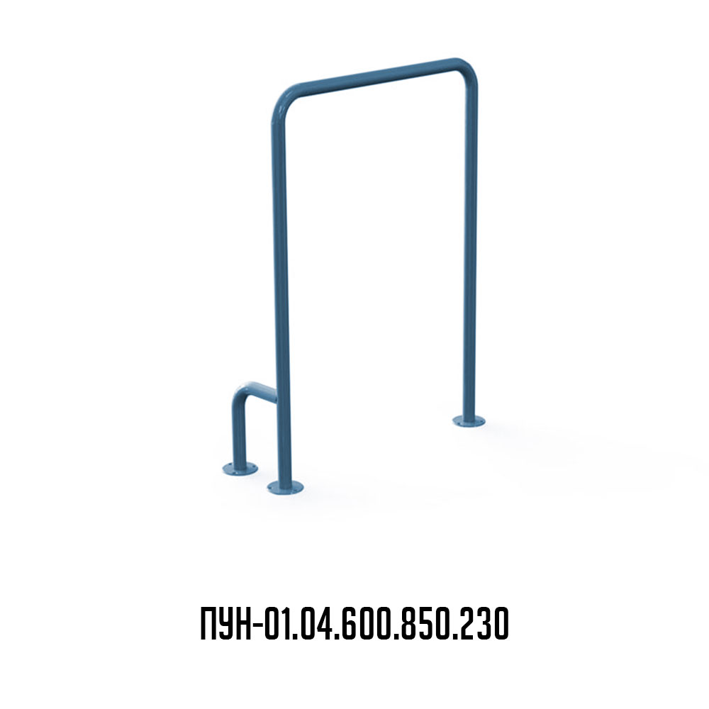 Поручень для инвалидов напольный для унитаза левый ПУН-01.04.600.850.230